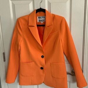 Walter Baker Vibrant Orange Women's Blazer